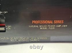 Yamaha Professional Series Natural Sound Power Amplifier P2201 Made in Japan