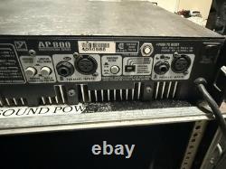 Yorkville AP800 Professional Series Amplifier One Working Side