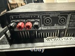 Yorkville AP800 Professional Series Amplifier One Working Side