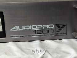 Yorkville Audiopro 1200 Professional Stereo Power Amplifier Amp 1200w Mono