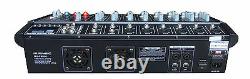 10 Channel 4000 Watts Professional Power Mixer Amplificateur Usb/sd Pa System 16 Dsp