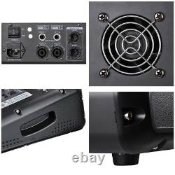 10 Channel Professional Dj Power Mixer Usb System Amp Amplificateur Amp 16dsp LCD Record