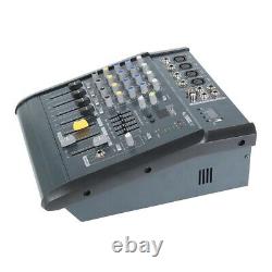 180w 4ch Professional Powered Mixer Power Mixing Amplificateur Amp Amplificateur 16 Dsp Dj Us Nouveau
