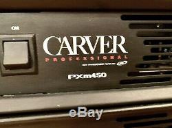 (2) Carver Professional Pxm450 Pxm450 Amplificateur Professionnel Rare! Excellent