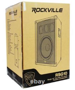 2 Enceintes PA Rockville RSG10 10 + Amplificateur DJ Technique Pro AX1200 1200w