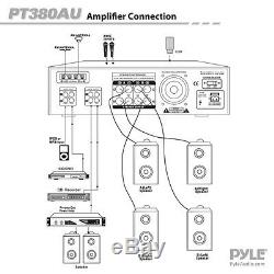 200w Audio Professionnel À La Maison Numérique Stéréo Amplificateur Fm D'amplificateur De Puissance De La Manche Numérique 4