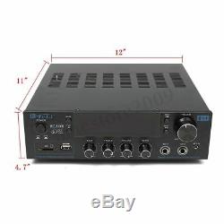 220v-240v 2000w 2 Canaux Pro Bluetooth Amplificateur De Puissance Amp Audio Stéréo