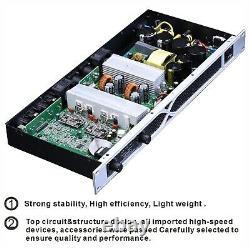 2ch 1700watts Amplificateur De Puissance Professionnel 1u Classe D Audio Tulun Play Ds500