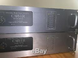 2xcarver Pm-1.5 Professional Haute Headroom Amplificateur De Puissance 350withch 1200withch Mono