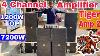 4 Canaux Amplificateur 7200 Watt Ati Pro Tiger Amp 2