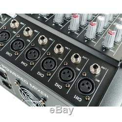 4 Canaux Professionnel Puissance Powered Mixer Mixage Amplificateur Amp 16dsp