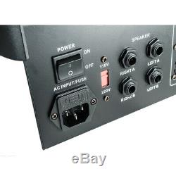 4 Canaux Professionnel Puissance Powered Mixer Mixage Amplificateur Amp 16dsp