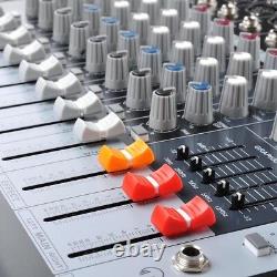 8 Channel Professional Usb Power Mixer Amp Amp Amplificateur 16dsp LCD Recording Studio