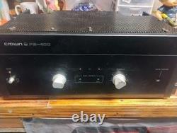 AMPLIFICATEUR DE PUISSANCE STEREO 2 CANAUX CROWN PS-400 PRO TESTÉ FONCTIONNEL