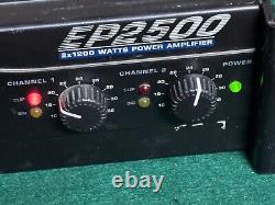 AMPLIFICATEUR DE SON PRO BEHRINGER EUROPOWER EP2500 2 x 1200 Watts & HAUT-PARLEURS