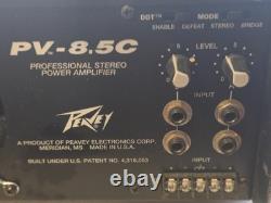 AMPLIFICATEUR STÉRÉO À DEUX CANAUX PEAVEY PV-8.5C PUISSANCE 2X550 WATT SYSTÈME SON PRO