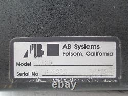 Ab International Professional 8120 Amplificateur De Puissance Bi-ampli Monorual #1106