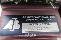 Ab International Professional 8120a Amplificateur De Puissance Bi-ampli Monoruel #645