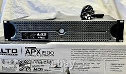 Alto Professional Apx1500 Amplificateur Audio Stéréo Numérique 2 Ch 1500