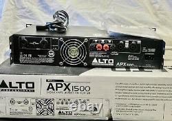 Alto Professional Apx1500 Amplificateur Audio Stéréo Numérique 2 Ch 1500