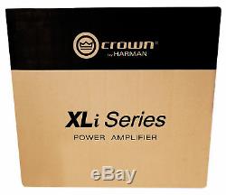 Ampli Professionnel XLI 1500 Crown Pro Xli1500 900w À 2 Canaux Pour Amplificateur Dj / Pa