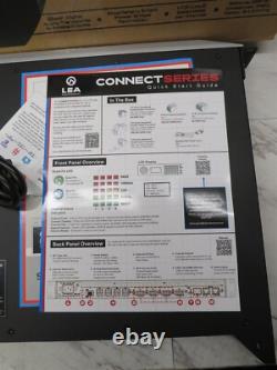 Amplificateur 4 canaux LEA Professional CONNECT 704D, entrées Dante