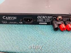 Amplificateur Audio Stéréo Professionnel Carvin DCM150 de 150 Watts FONCTIONNE TRÈS BIEN VEUILLEZ LIRE