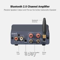 Amplificateur Bluetooth 5.0 2 x 300 W, mini récepteur stéréo de classe D pour enceintes passives