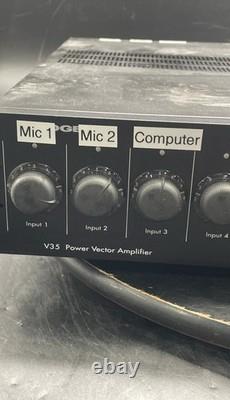 Amplificateur Bogen V35 Power Vector Amplificateur Audio Professionnel PA Stéréo