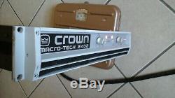 Amplificateur Crown Macro Tech 2402 Pro Excellent État Amplificateur Crown 2402 /// USA