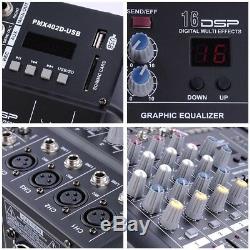 Amplificateur De Mixage Amplifié Professionnel 4 Canaux Pour Amplificateur 16dsp