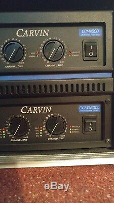 Amplificateur De Puissance Carvin Dcm2500 De 2500 Watts, 2 Canaux Et Série Dcm3800l