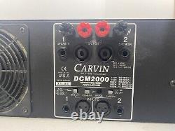 Amplificateur De Puissance Professionnel DCM 2000 À 2 Canaux De Carvin 200w