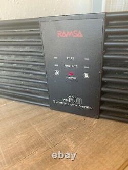 Amplificateur De Puissance Professionnel Panasonic Ramsa Wp-1400 2-ch 240w /ch @ 8-ohms