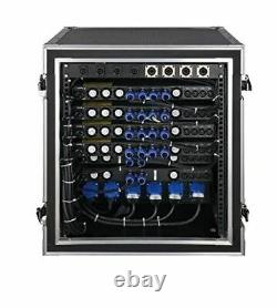 Amplificateur De Puissance Professionnel Série Cvr D-2004 1 Espace 2000 Watts X4 À 8 Blue