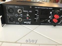 Amplificateur Gemini Xga-4000 Watts Professional Power Amplificateur 2-ch Bridgeable Dj Stereo Amp