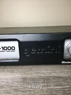 Amplificateur Gpa-1000 2-ch Power Dj Gemini Pro