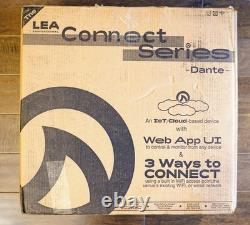 Amplificateur LEA Professional 1504D Connect 6000W 4 canaux avec Dante - Boîte ouverte