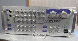 Amplificateur Pro Main MA-740A avec écho numérique, mixage stéréo et amplificateur de puissance 4 canaux