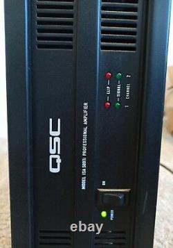 Amplificateur Professionnel De Puissance Commerciale Qsc Isa500ti Avec Transformateur 70v