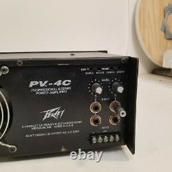 Amplificateur Professionnel De Puissance Stereo De Peavey Pv-4c 250 Watts X 2 Fabriqué Aux États-unis