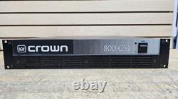 Amplificateur audio professionnel Crown 800 CSL