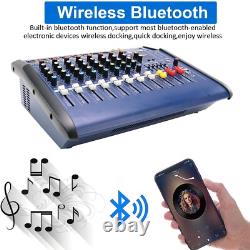 Amplificateur de mixage professionnel alimenté 8 canaux 16DSP USB 1500W