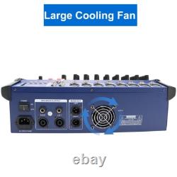 Amplificateur de mixage professionnel alimenté 8 canaux 16DSP USB 1500W