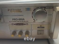 Amplificateur de mixage stéréo numérique à écho PRO-688A de California Electronics