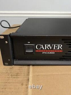 Amplificateur de montage en rack Carver Professional PXM450 en bon état de fonctionnement