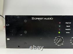 Amplificateur de puissance 2 canaux professionnel Crest Audio CC151 des années 1990 en état de marche