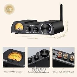 Amplificateur de puissance A08 PRO TPA3255 Bluetooth 5.1 avec VU Mètre 300W+300W HiFi