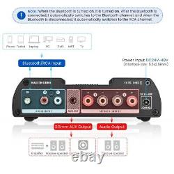 Amplificateur de puissance A08 Pro Tpa3255 Bluetooth 5.1 avec Vu-mètre 300w+300w Hifi Classe