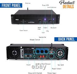 Amplificateur de puissance Bluetooth audio professionnel 2 canaux montable en rack et bridgeable